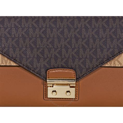 michael kors sloan wallet|Michael Kors Sloan Large Leather Chain Wallet.